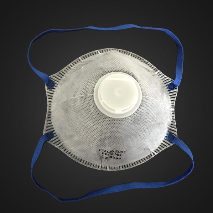 Het geactiveerde Masker van de Koolstofffp2 Kop 4 Laagmateriaal absorbeert Zweet het Comfortabele Dragen